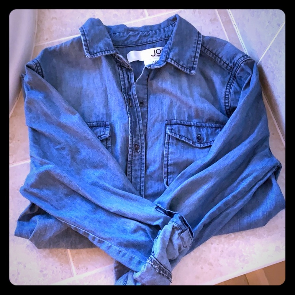 Denim button up